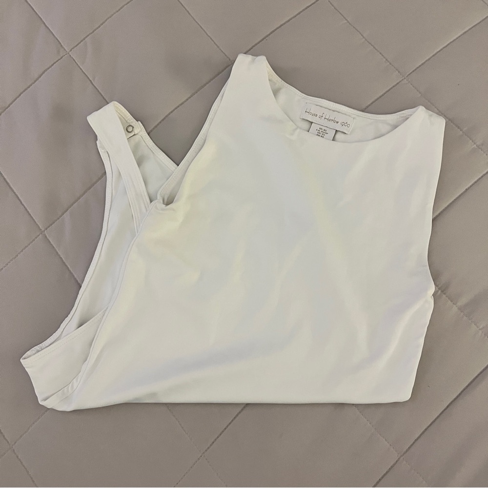 House of Harlow 1960 White Bodysuit